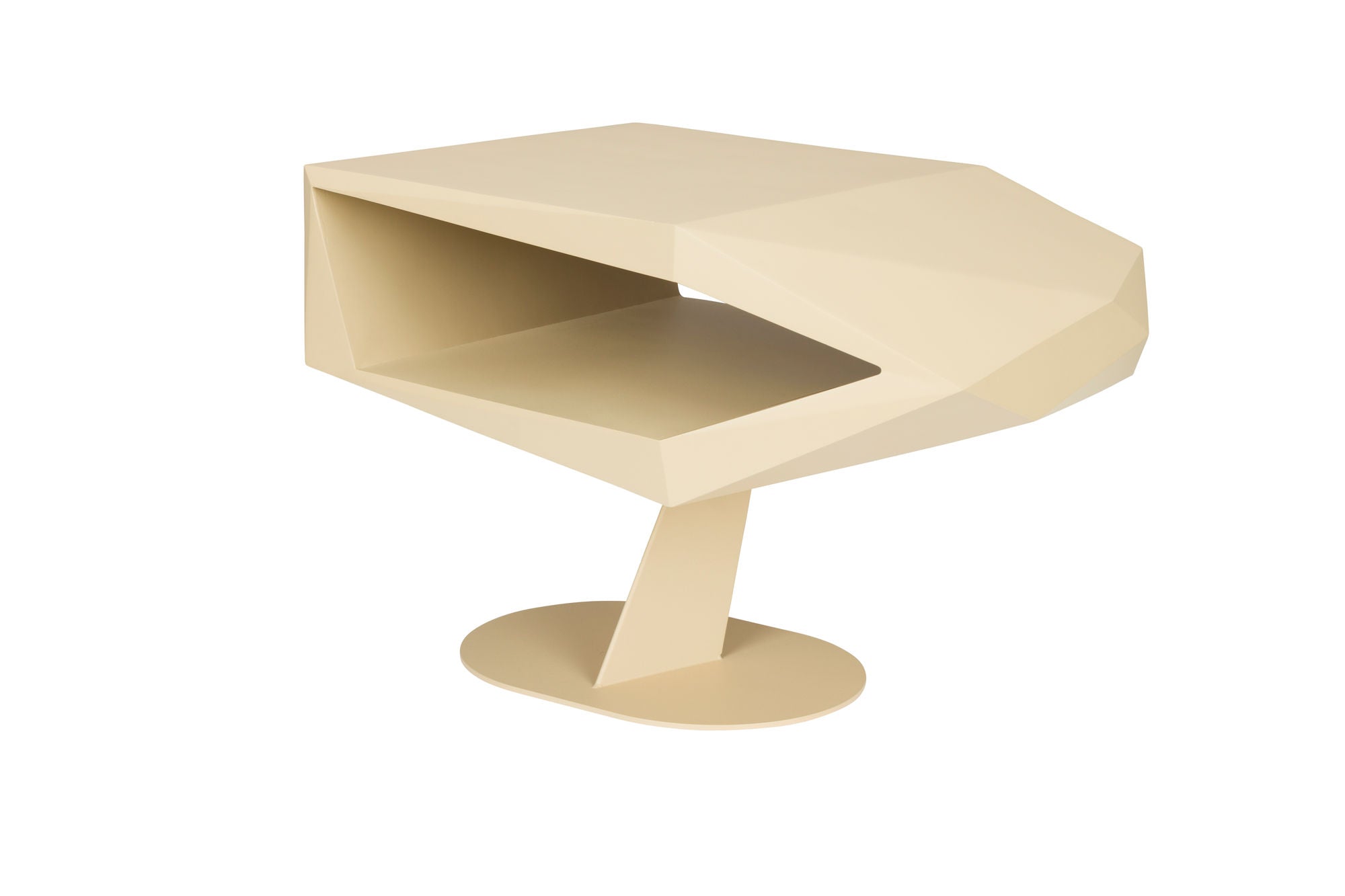 Zuiver North Space Beige Resin Side Table